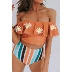 Orange Ruffles Overl...
